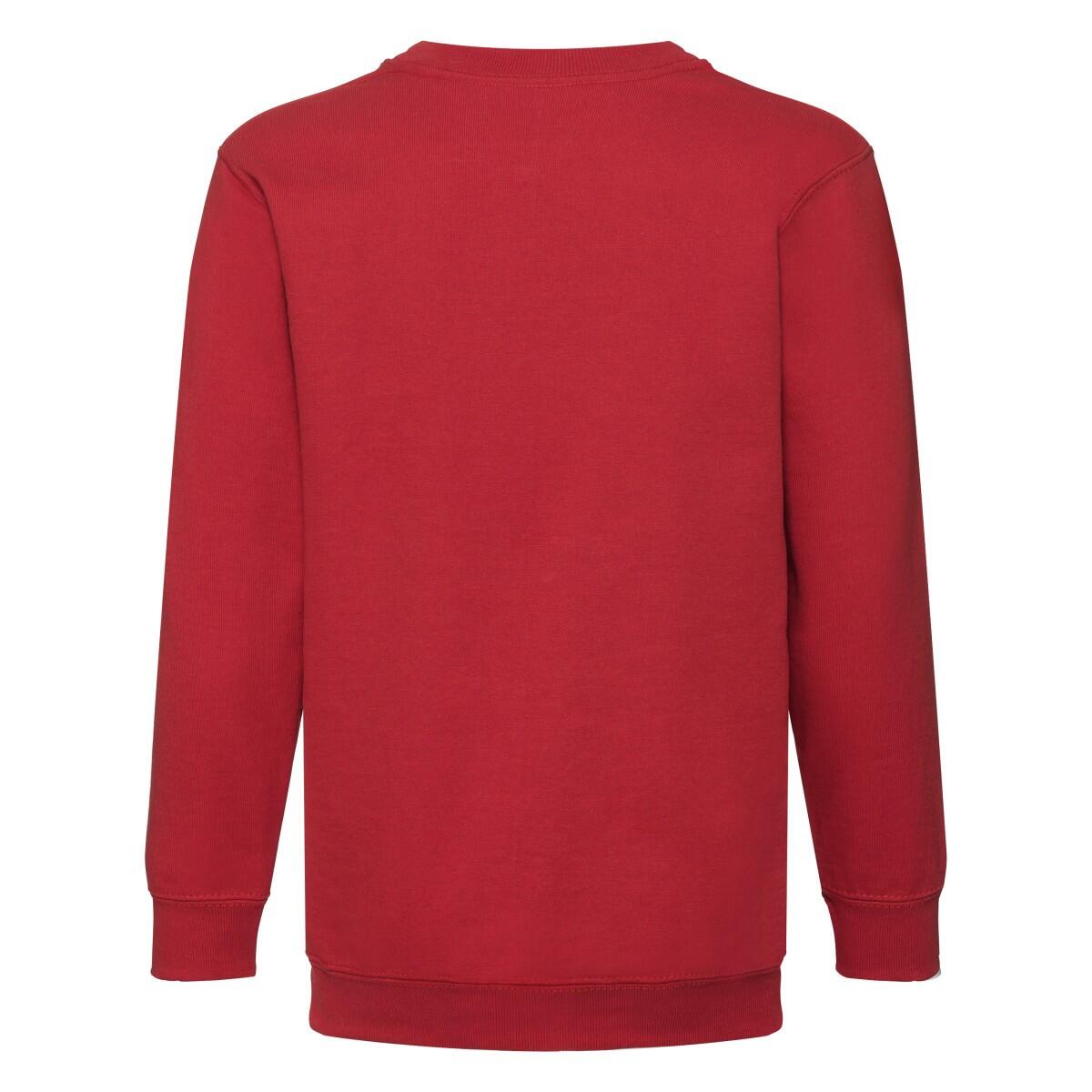 Camisola de malha premium para crianças e jovens (Vermelho) 2/3