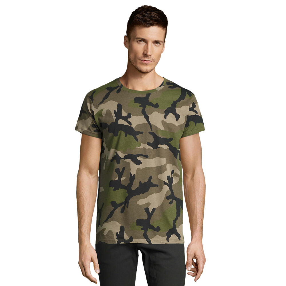Mens Camo TShirt (Green)