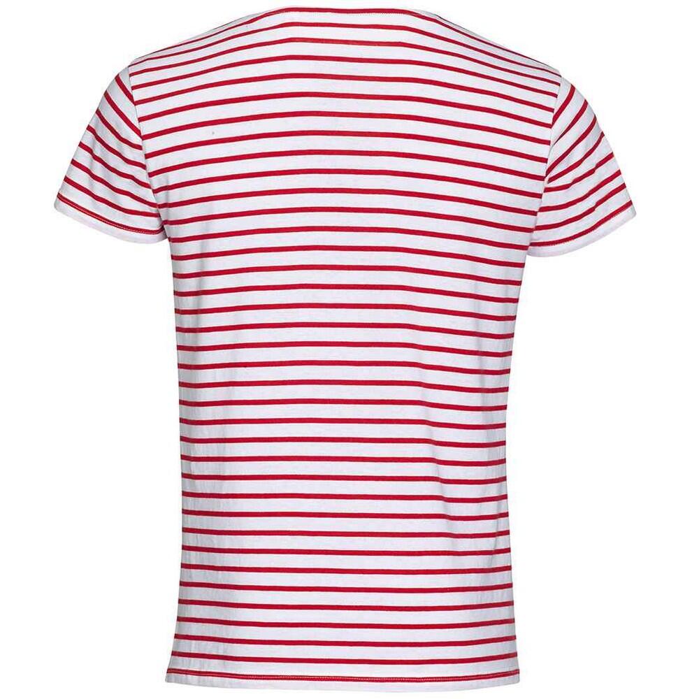 Tshirt MILES Homme (Blanc / Rouge) 2/4