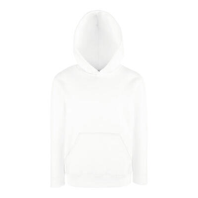 Kinder/kids premium effen hoodie (heide grijs)