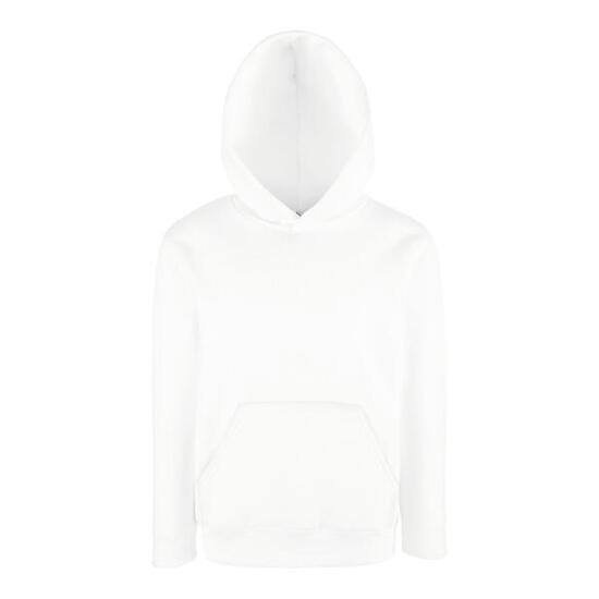 Sweat À Capuche PREMIUM Enfant (Blanc)