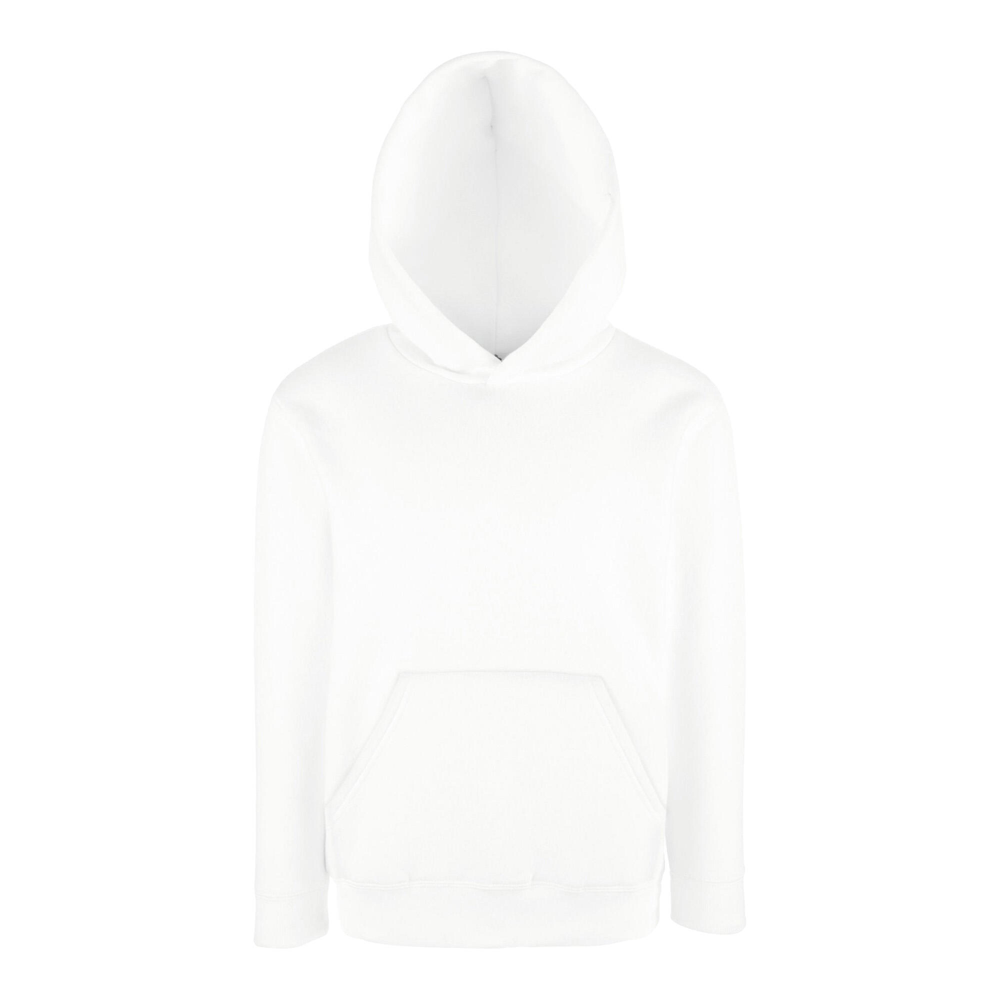 Fruit Of The Loom - Sweat À Capuche Premium Enfant (blanc) - Sweat-shirt - Blanc - 5-6 Ans / 116-122 Cm - Decathlon