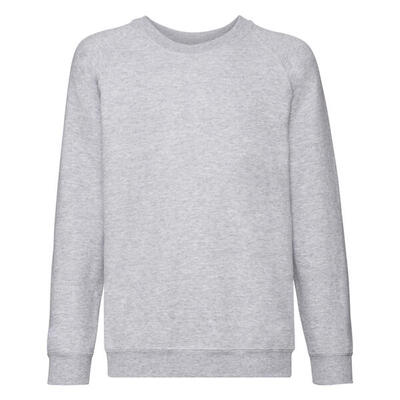 Kinder/kids klassiek heather raglan sweatshirt (heide grijs)