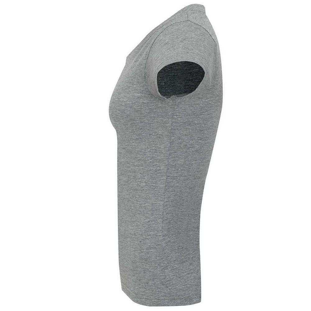 Camiseta Moon de Mezcla para Mujer Gris 3/4