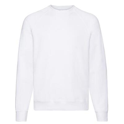 Uniseks klassiek effen raglan sweatshirt voor volwassenen (heide grijs)