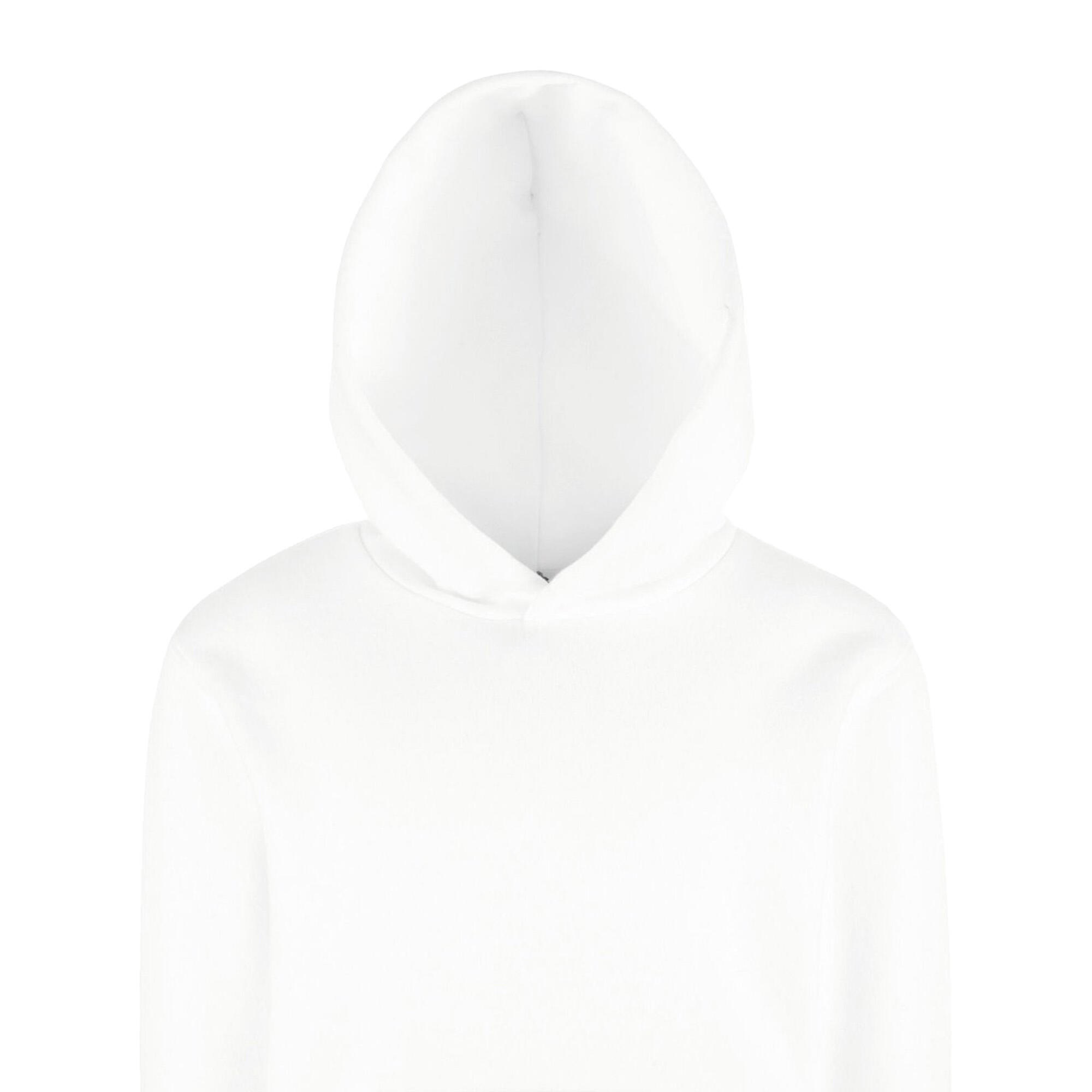 Felpa Con Cappuccio Semplice Bambini Fruit Of The Loom Premium Bianco 2/2