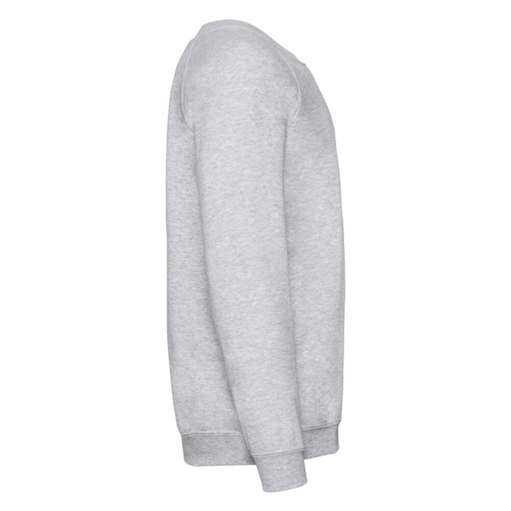 Camisola clássica de penas com raglan para crianças/jovens (Cinzento Mesclado) 3/3