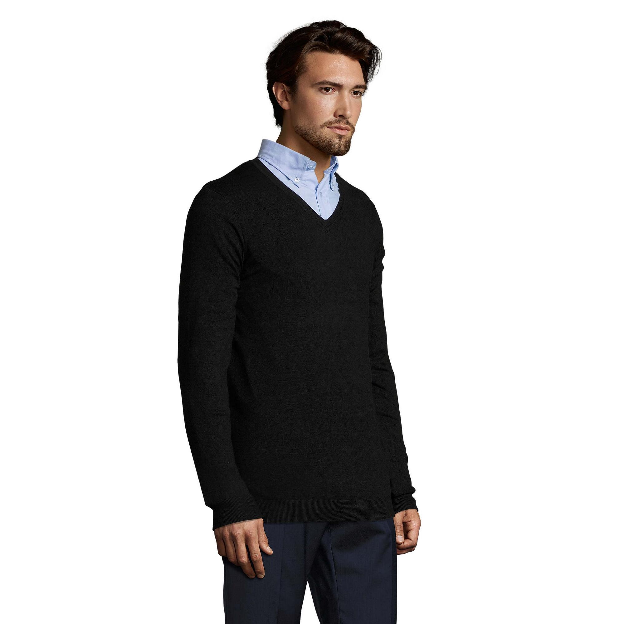 Heren Glory Sweater Top (Zwart) 3/4