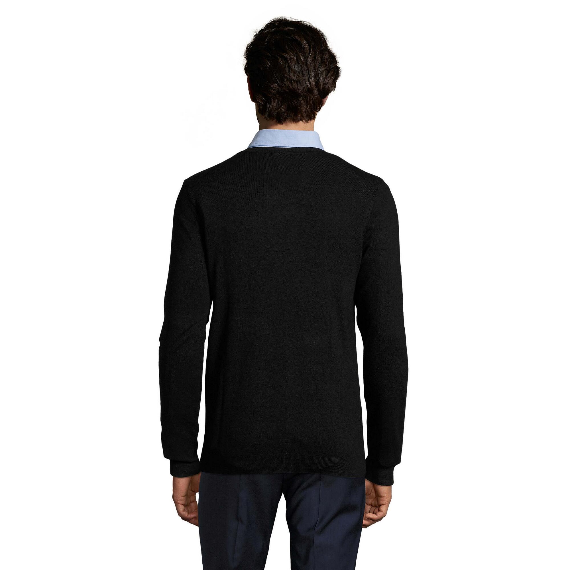 Heren Glory Sweater Top (Zwart) 2/4