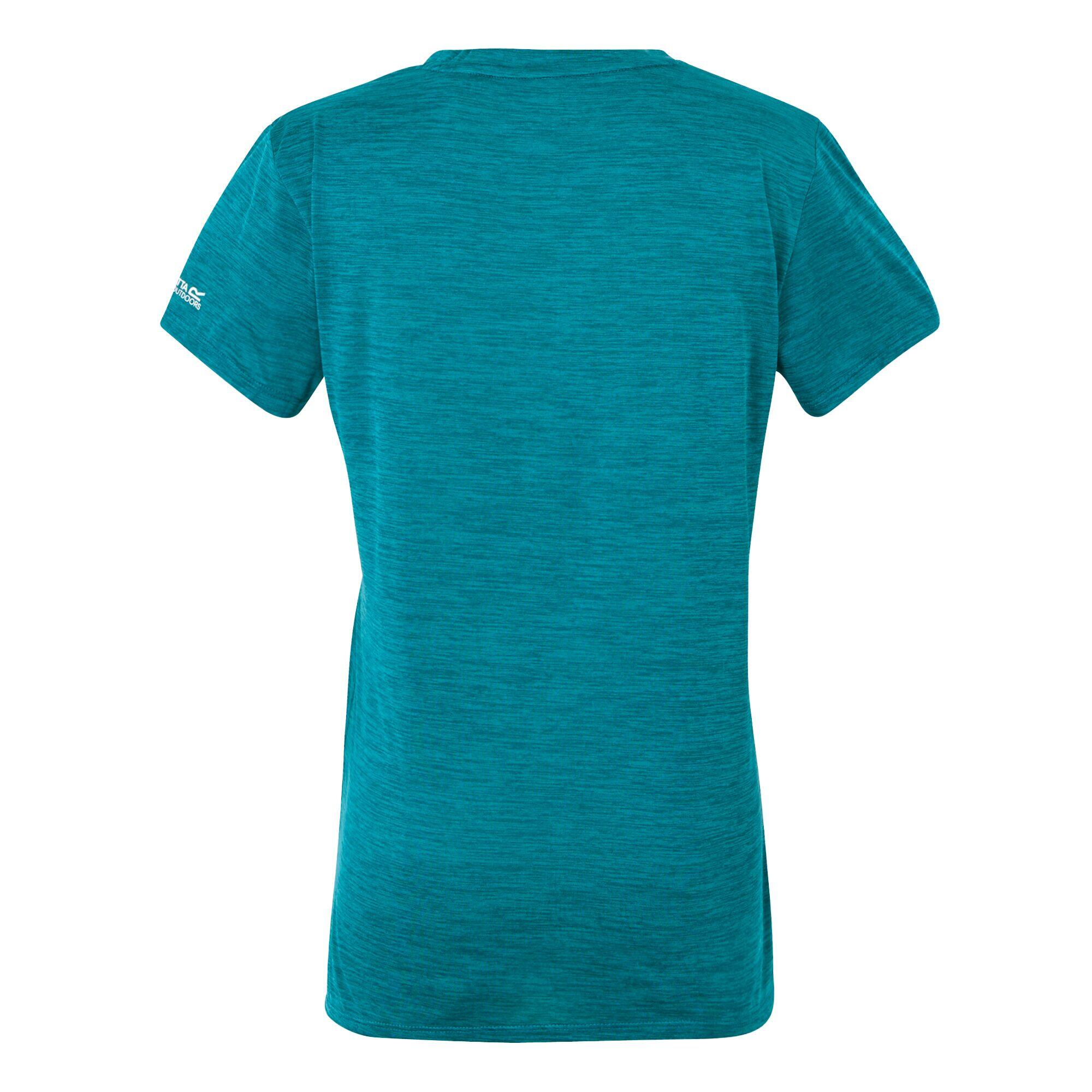 Womens/Ladies Fingal IX Live Free Be Wild Marl TShirt (Exotic Plume) 2/4