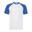Tshirt Homme (Blanc / Bleu Roi)