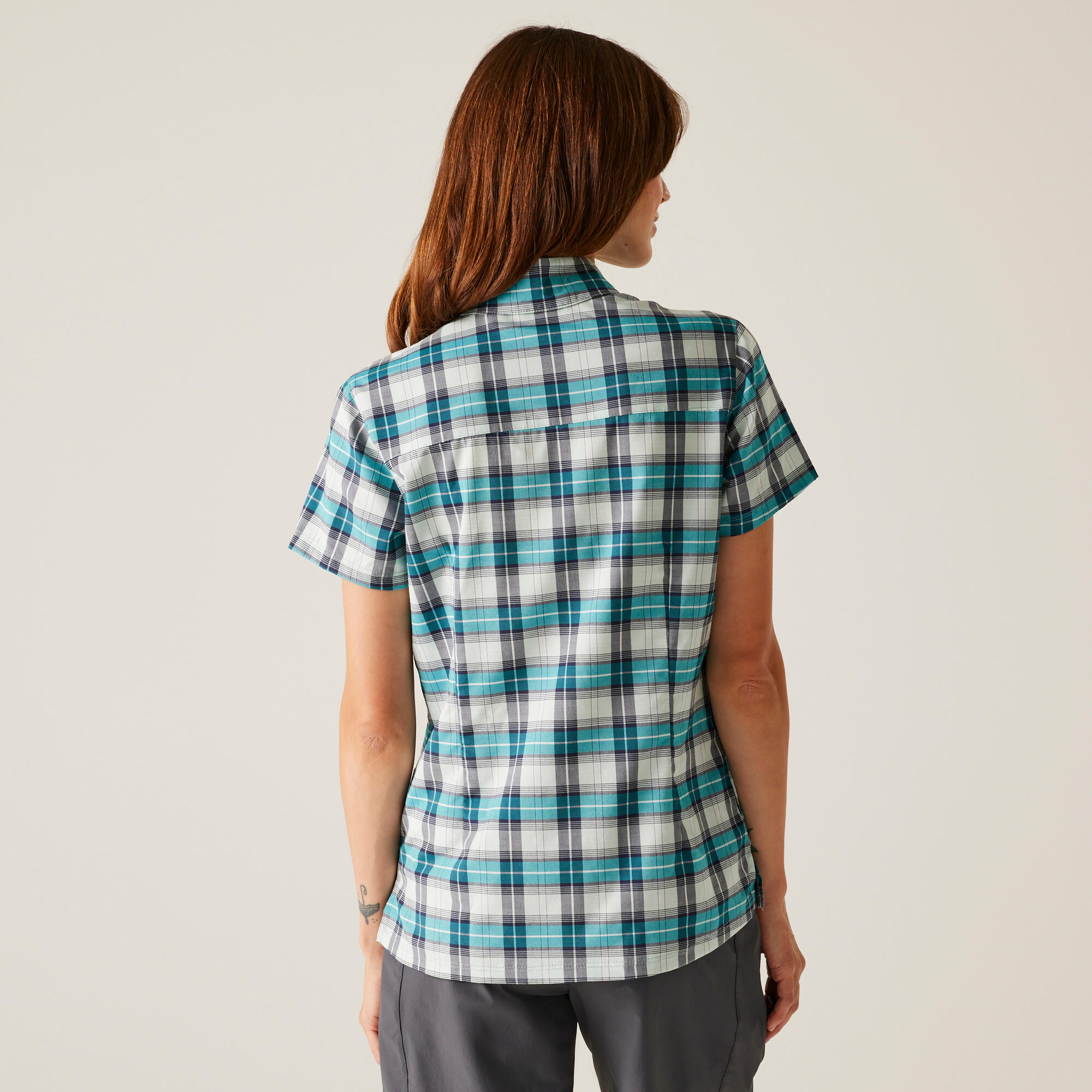T-shirt Manches Courtes - Begarno bleu et blanc femme 2/6