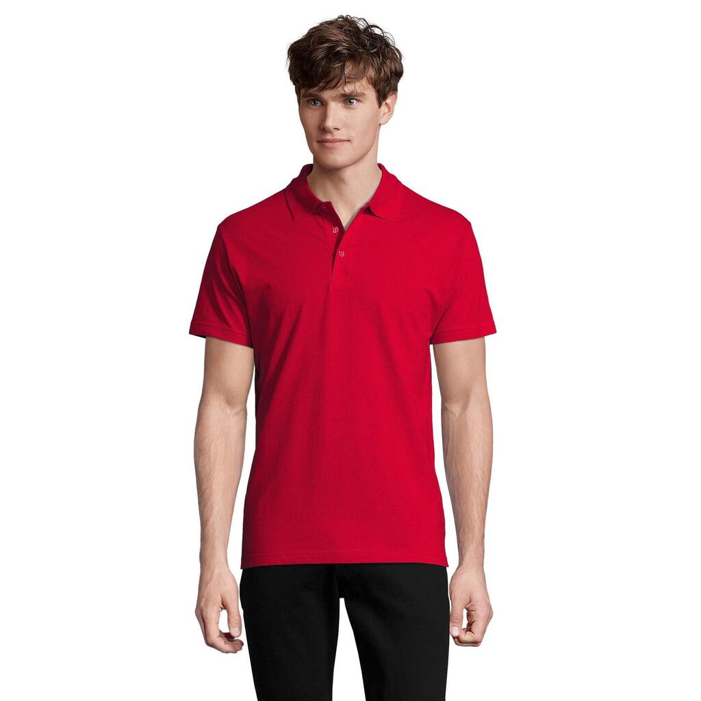 Mens Spring II Polo Shirt (Red)