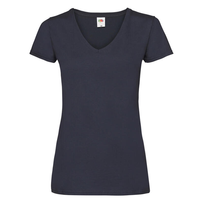 Tricou Drumeții În Natură Fruit Of The Loom Valueweight V Neck Femei