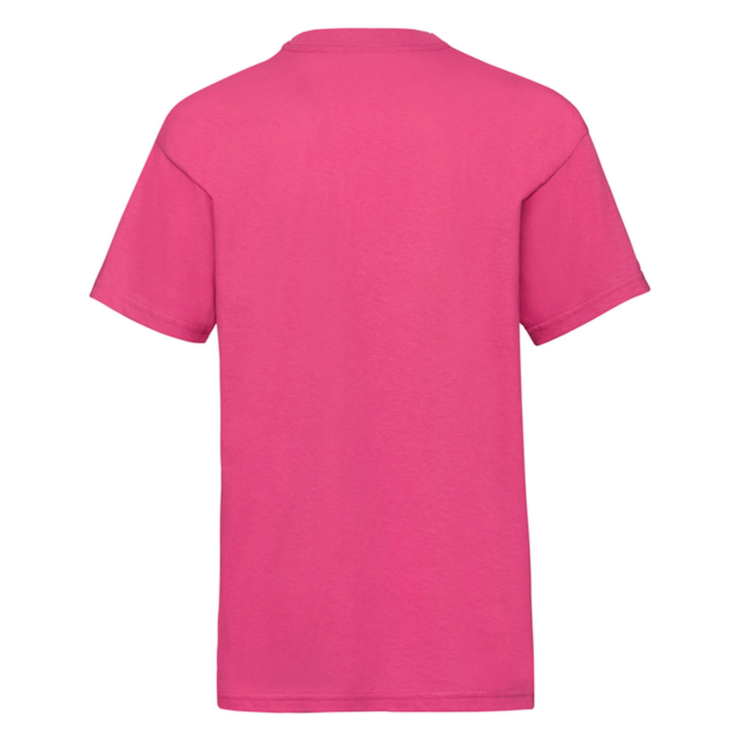 Maglietta Bambini Fruit Of The Loom Valueweight Fucsia 2/3