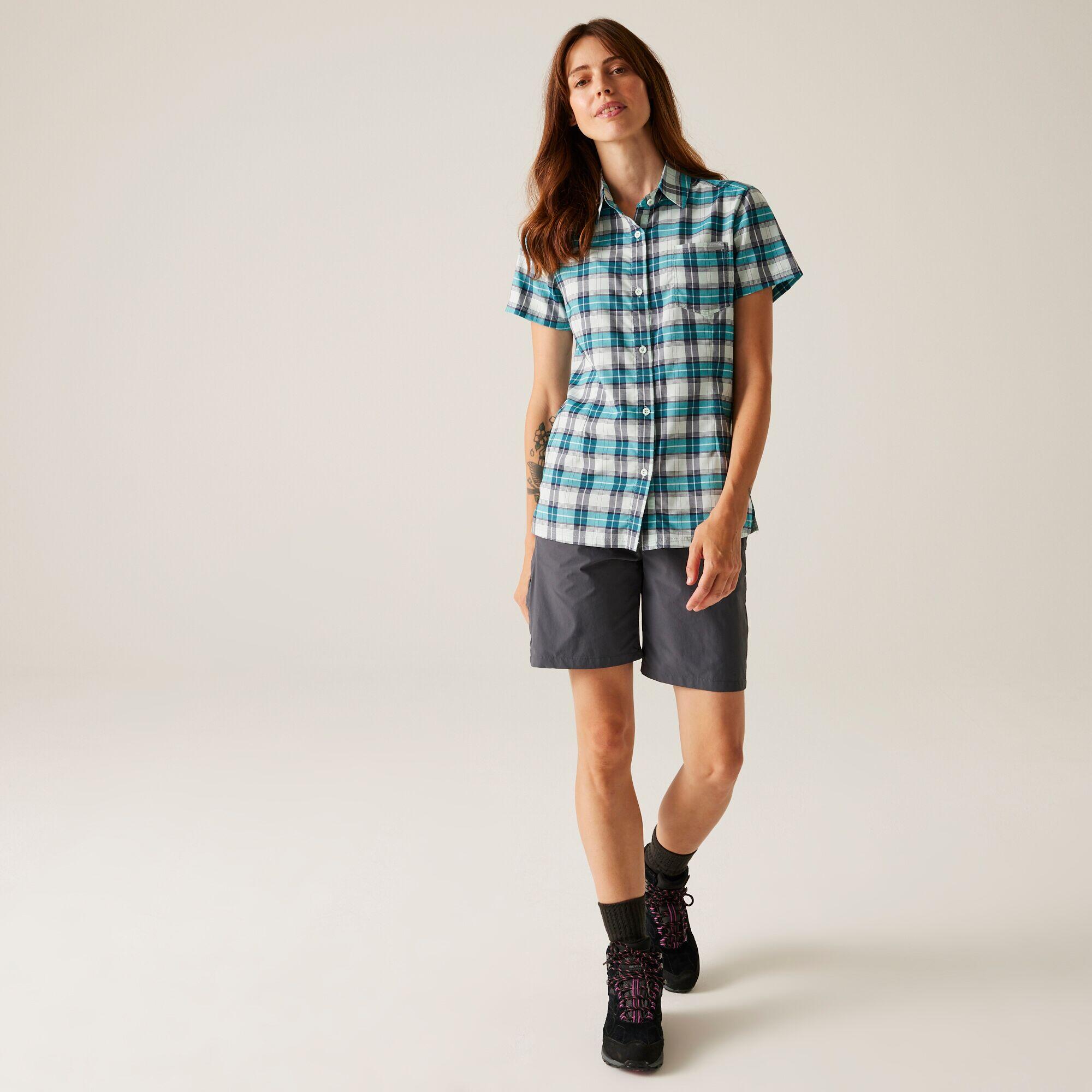T-shirt Manches Courtes - Begarno bleu et blanc femme 3/6