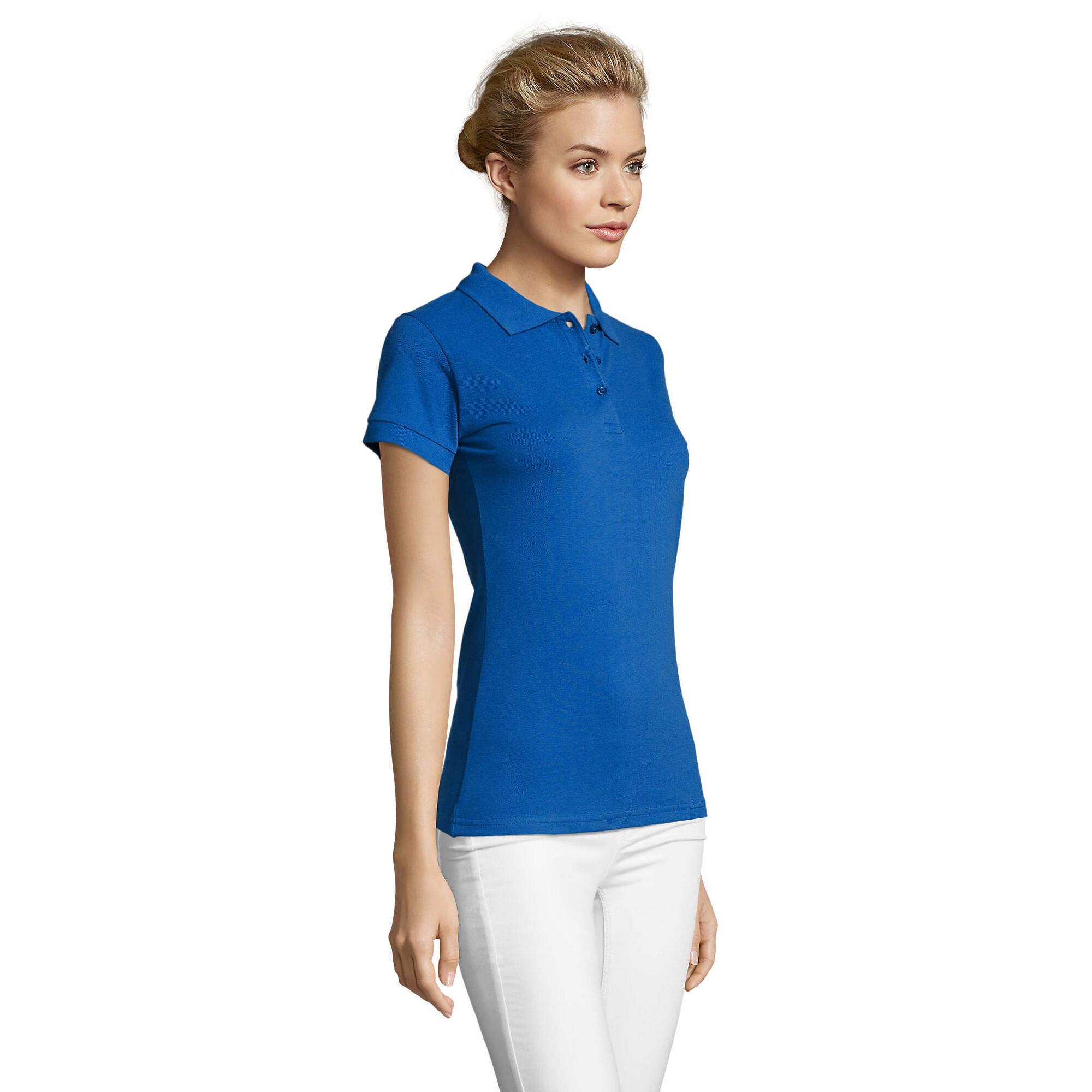 Dames Perfect Poloshirt (Koningsblauw) 3/4