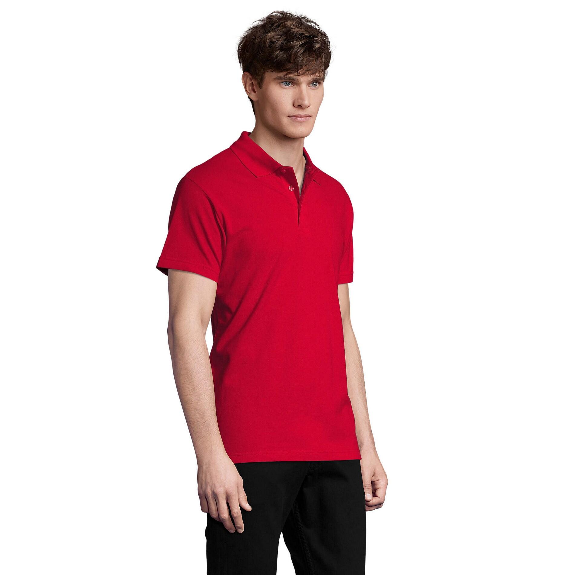 Polo SPRING Homme (Rouge) 3/4