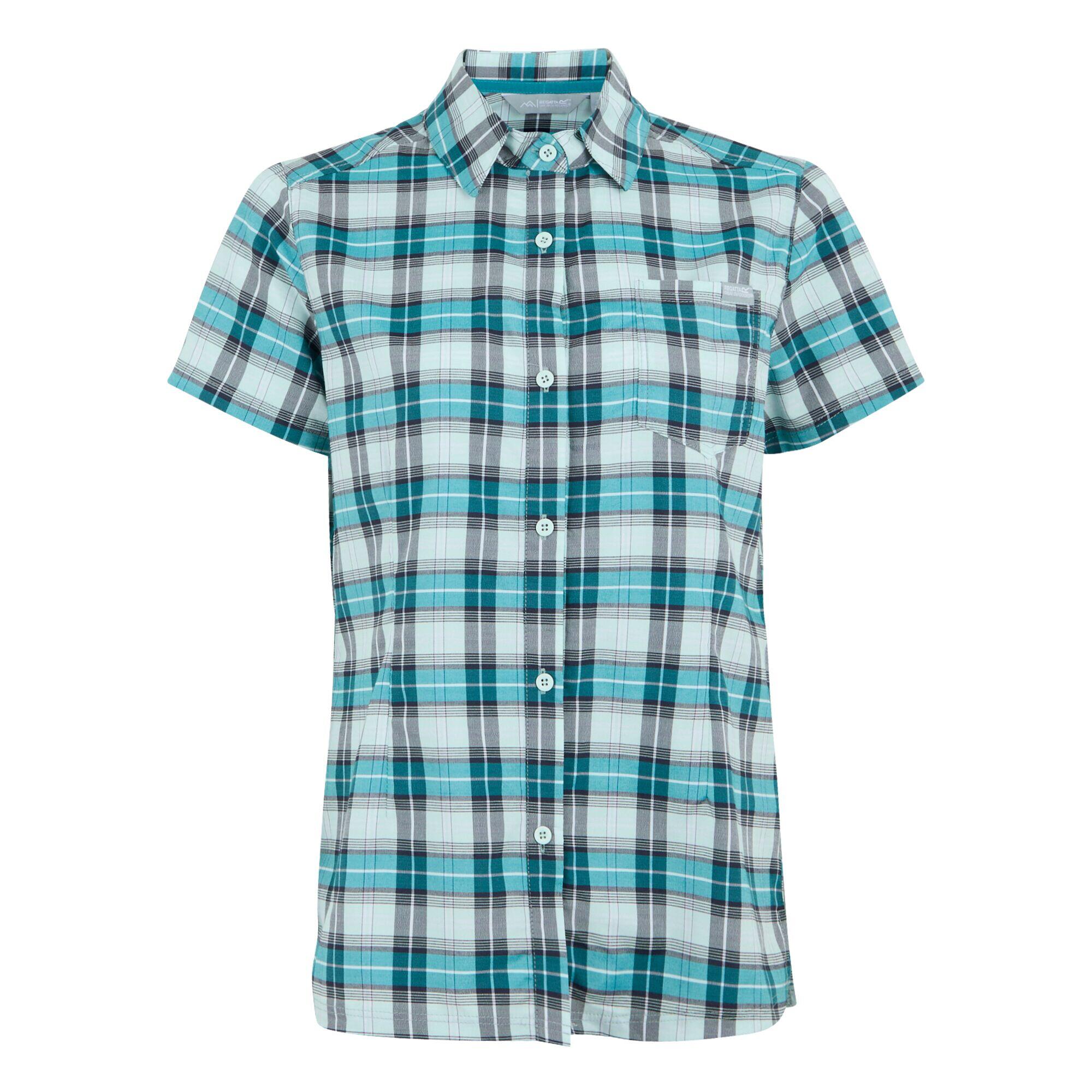 T-shirt Manches Courtes - Begarno bleu et blanc femme 5/6