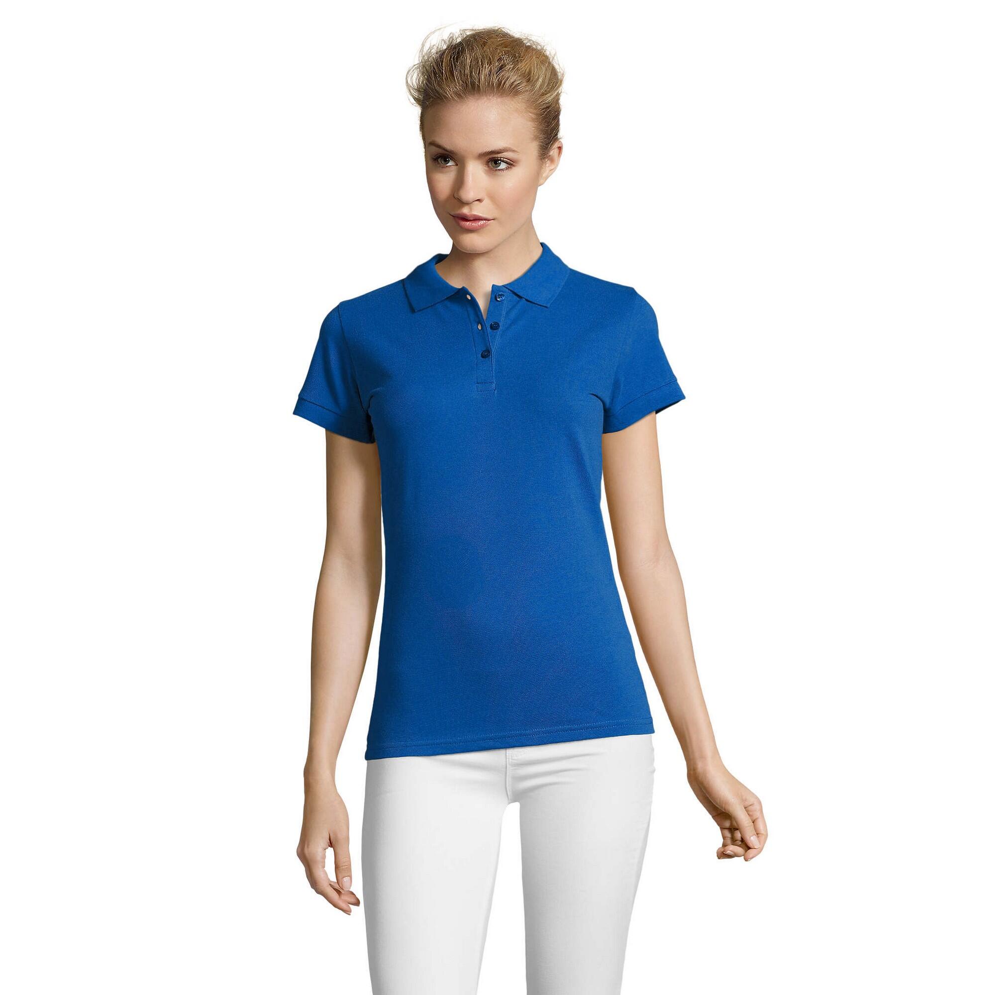 Sol's - Polo Perfect Femme (bleu Roi) - T-shirt Manches Courtes - Bleu - 42 M/l - Decathlon