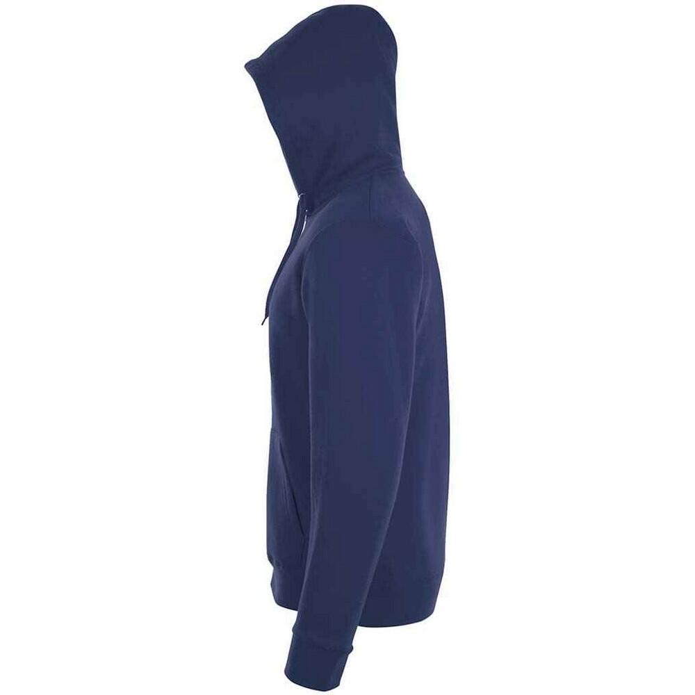 Felpa Con Cappuccio Adulto Unisex SOLS Stone Blu Scuro 3/4