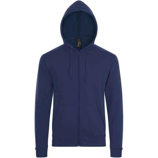 Sweat À Capuche STONE Adulte (Bleu Marine Français)