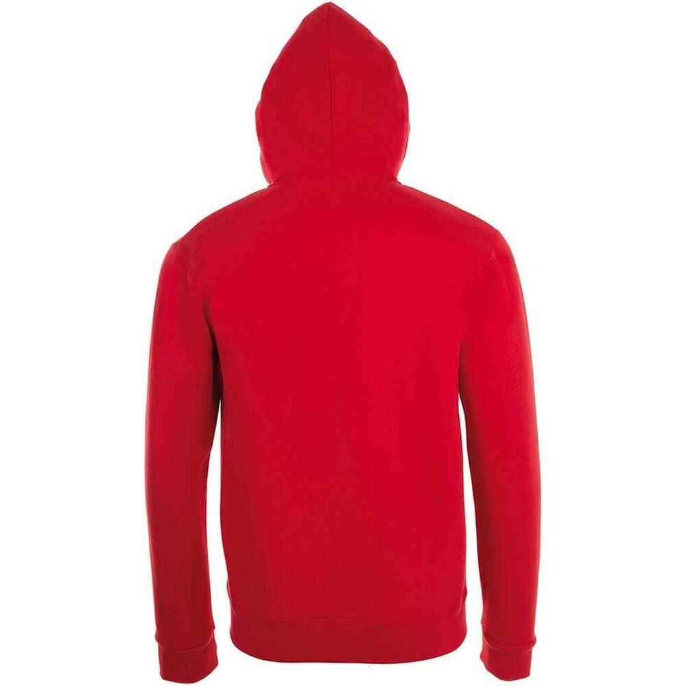 Felpa Con Cappuccio Adulto Unisex SOLS Stone Rosso 2/4