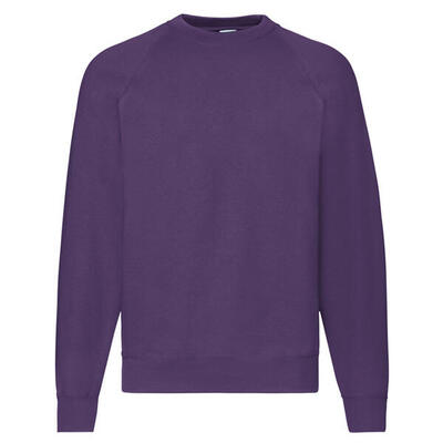 Uniseks klassiek raglan sweatshirt voor volwassenen (bourgondië)