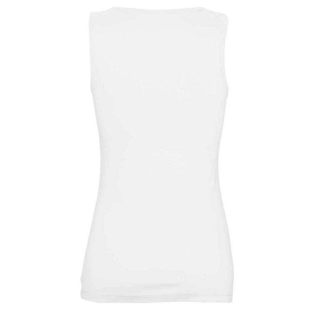 Camiseta Sin Mangas Jane para Mujer Blanco 2/3
