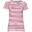 Tricou Drumeții În Natură SOLS Miles Gat Rotund In Dungi Femei