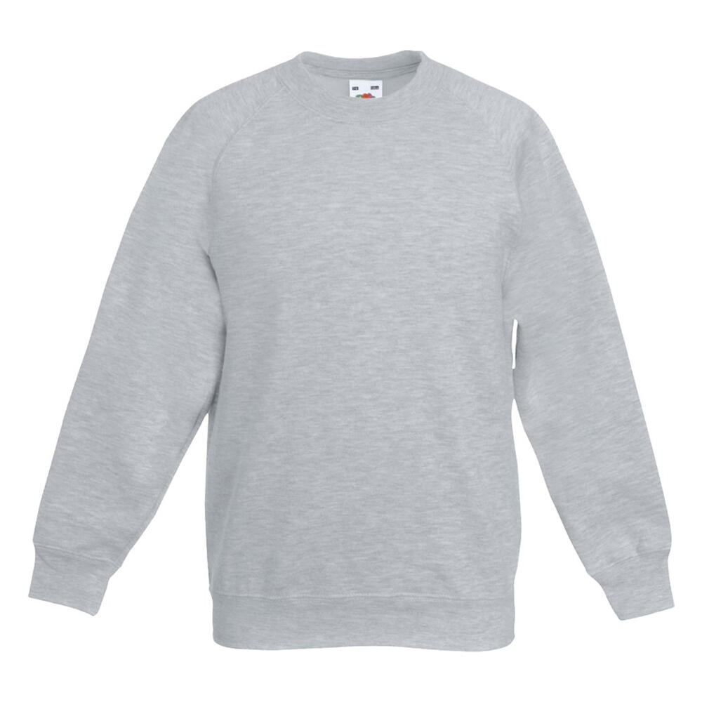 Childrens/Kids Premium Heather Setin Sweatshirt (Heather Grey)