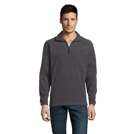 Volwassen uniseks Ness Half Zip Fleece Top (Rood)