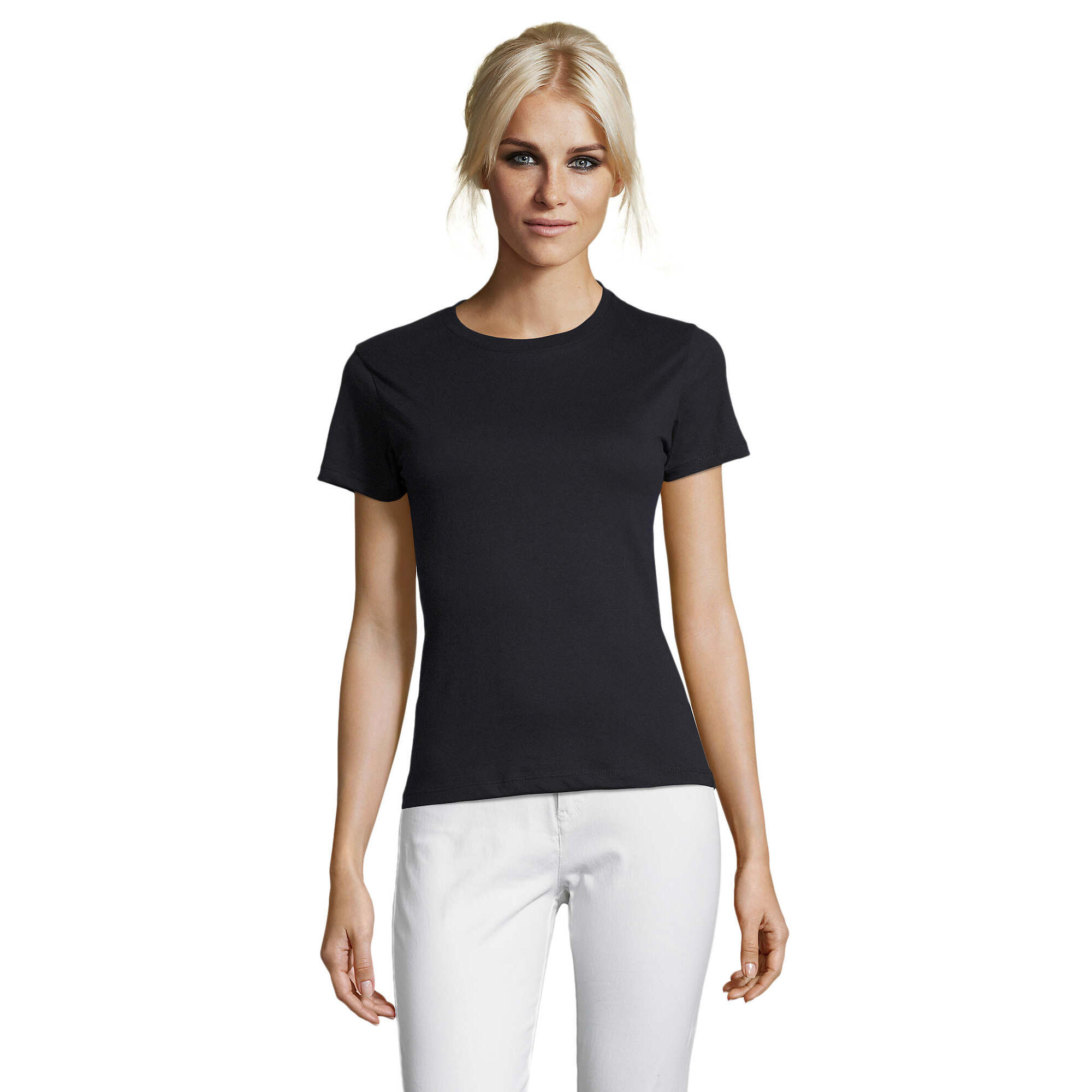 T-shirt regent para senhora/senhora azul marinho
