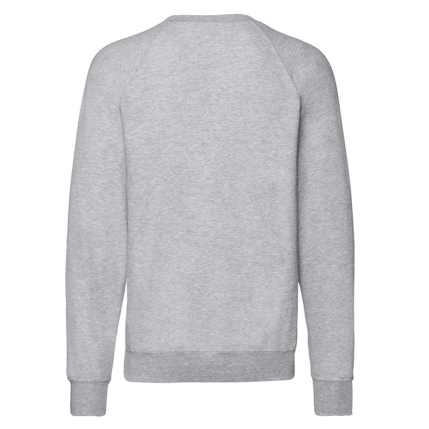 Sweat Manches Raglan Adulte (Gris Chiné) 2/3