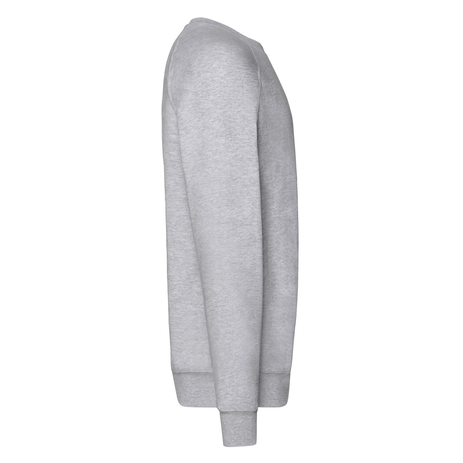 Sweat Manches Raglan Adulte (Gris Chiné) 3/3