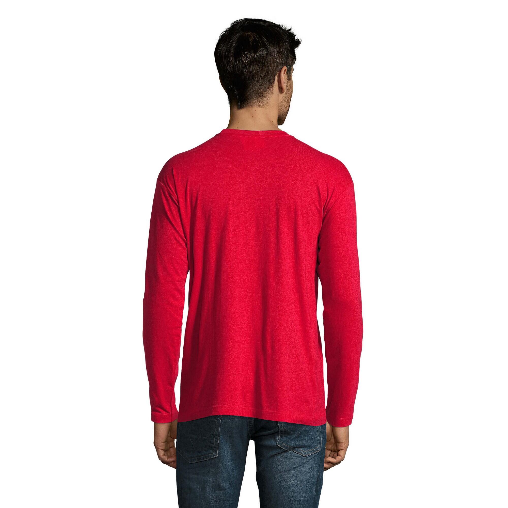 Maglietta Manica Lunga Uomo SOLS Monarch Rosso 2/3