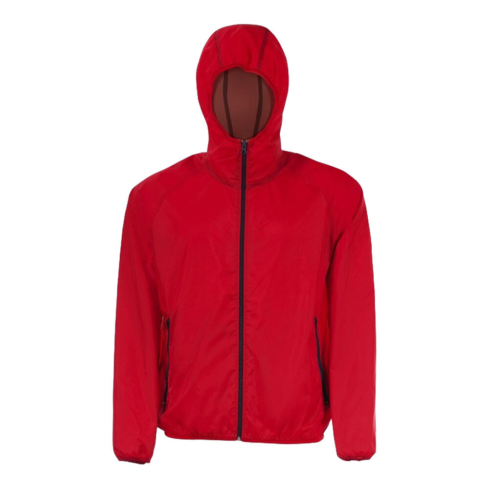SOL'S Cortavento unissexo para adultos Vermelho / Preto