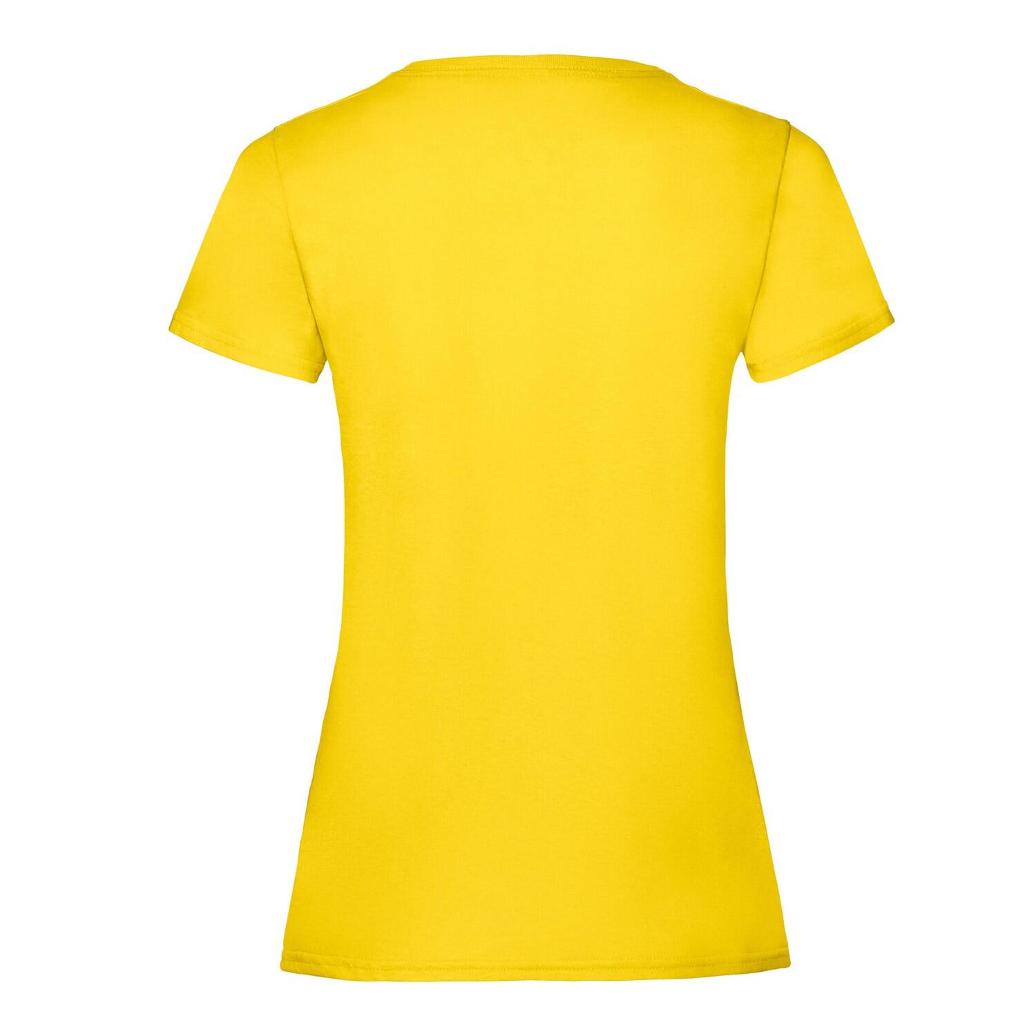 Tshirt VALUEWEIGHT Femme (Jaune) 2/3