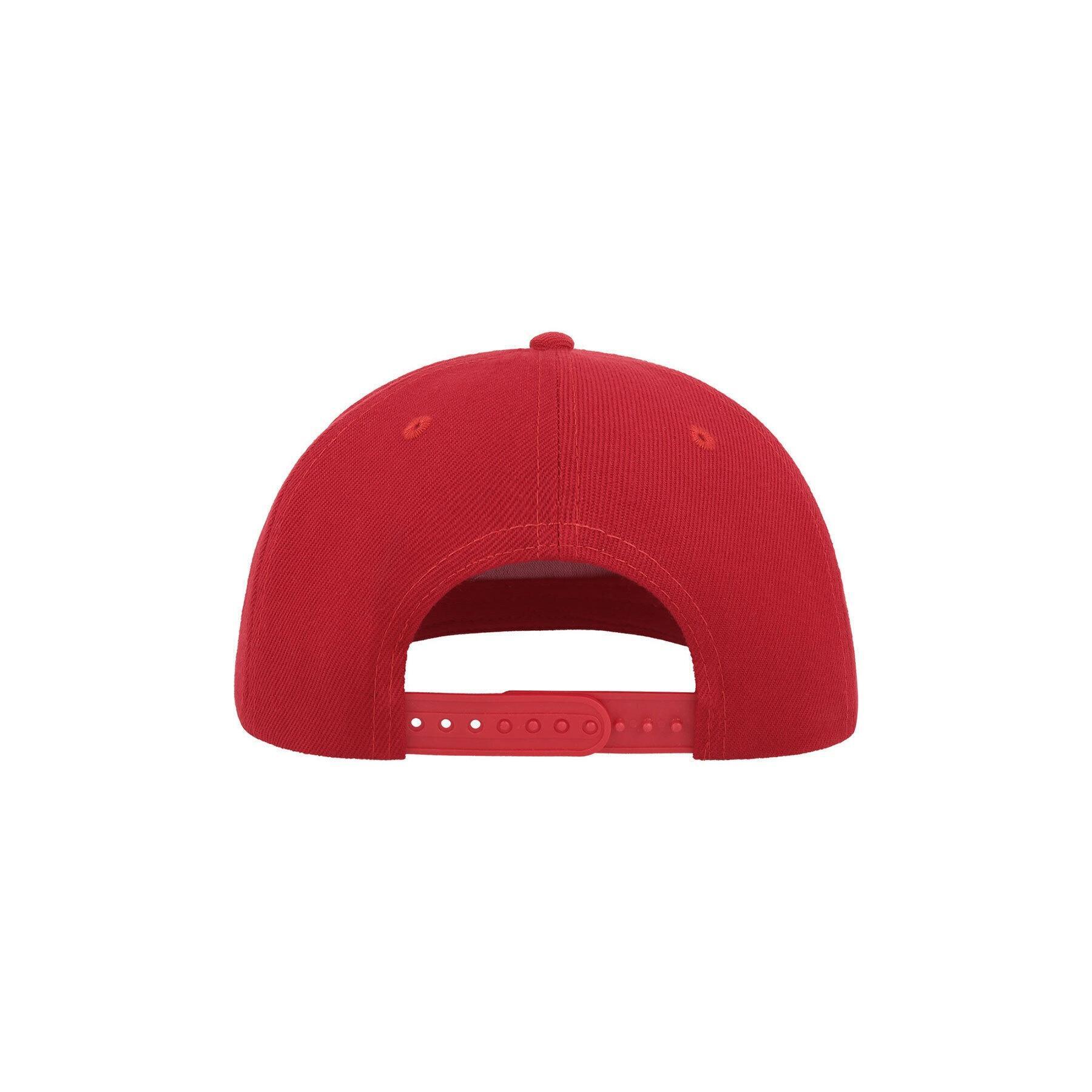 Casquette Visière Plate Mixte (Rouge) 2/4