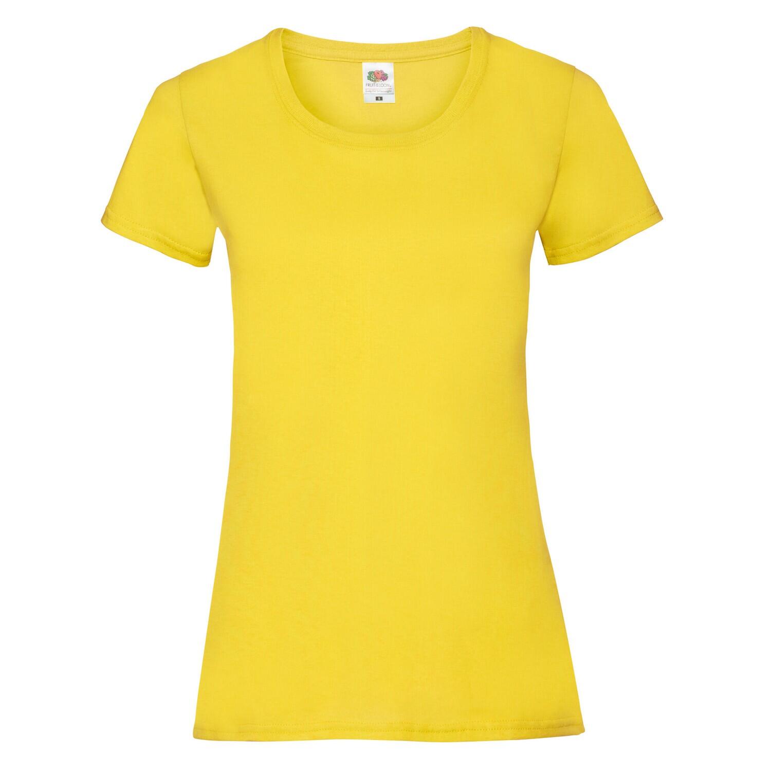 Tricou Drumeții În Natură Fruit Of The Loom Valueweight Femei