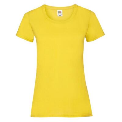 Dames valueweight tshirt (azuurblauw)