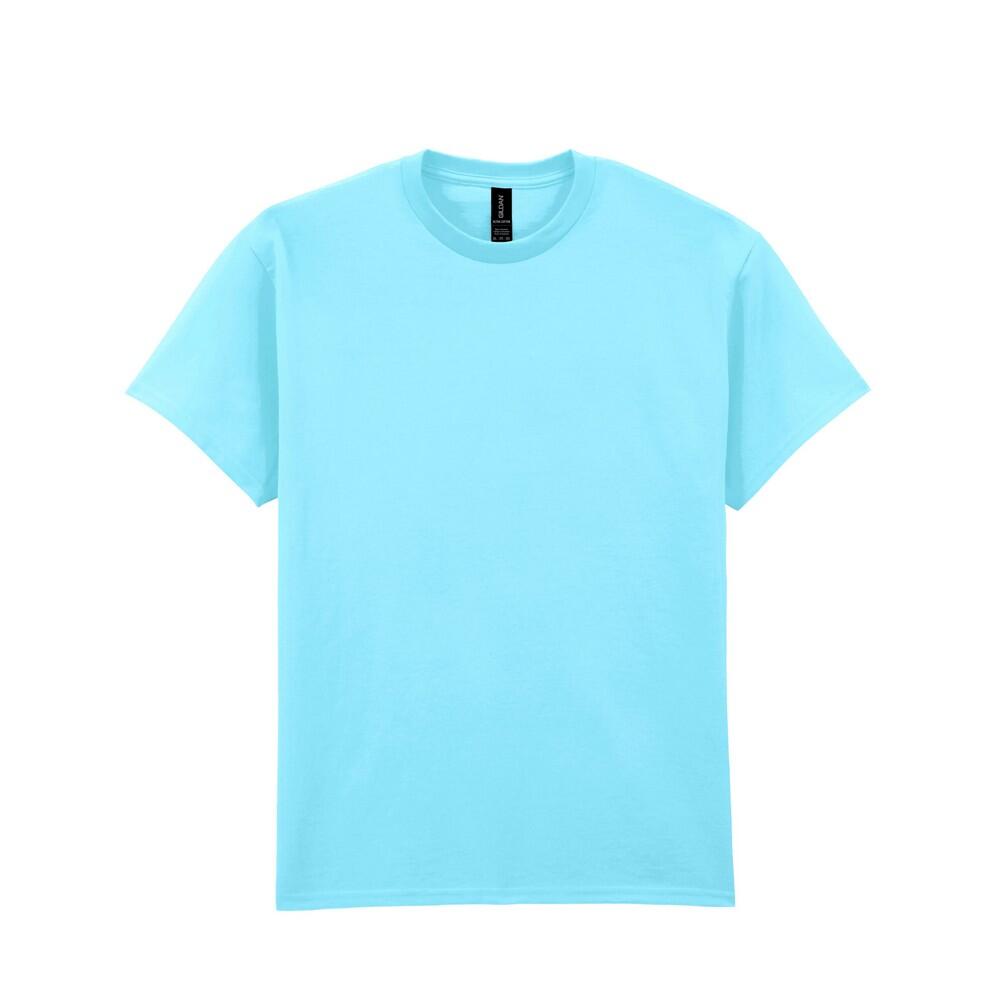 GILDAN T-Shirt Uomo Cotone, Verde Kelly, Taglia S - Maglietta Base Con Colletto Rinforzato, Maniche E Orlo A Doppio Ago, Vestibilità Tubolare - 3