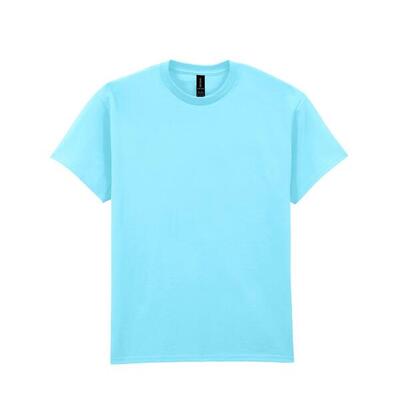 Maglietta Adulto Unisex Gildan Grigio Ghiaccio Tinta Unita