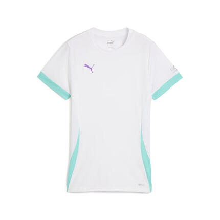 Maillot de padel INDIVIDUAL Femme PUMA White Purple Glimmer Aquatic Green