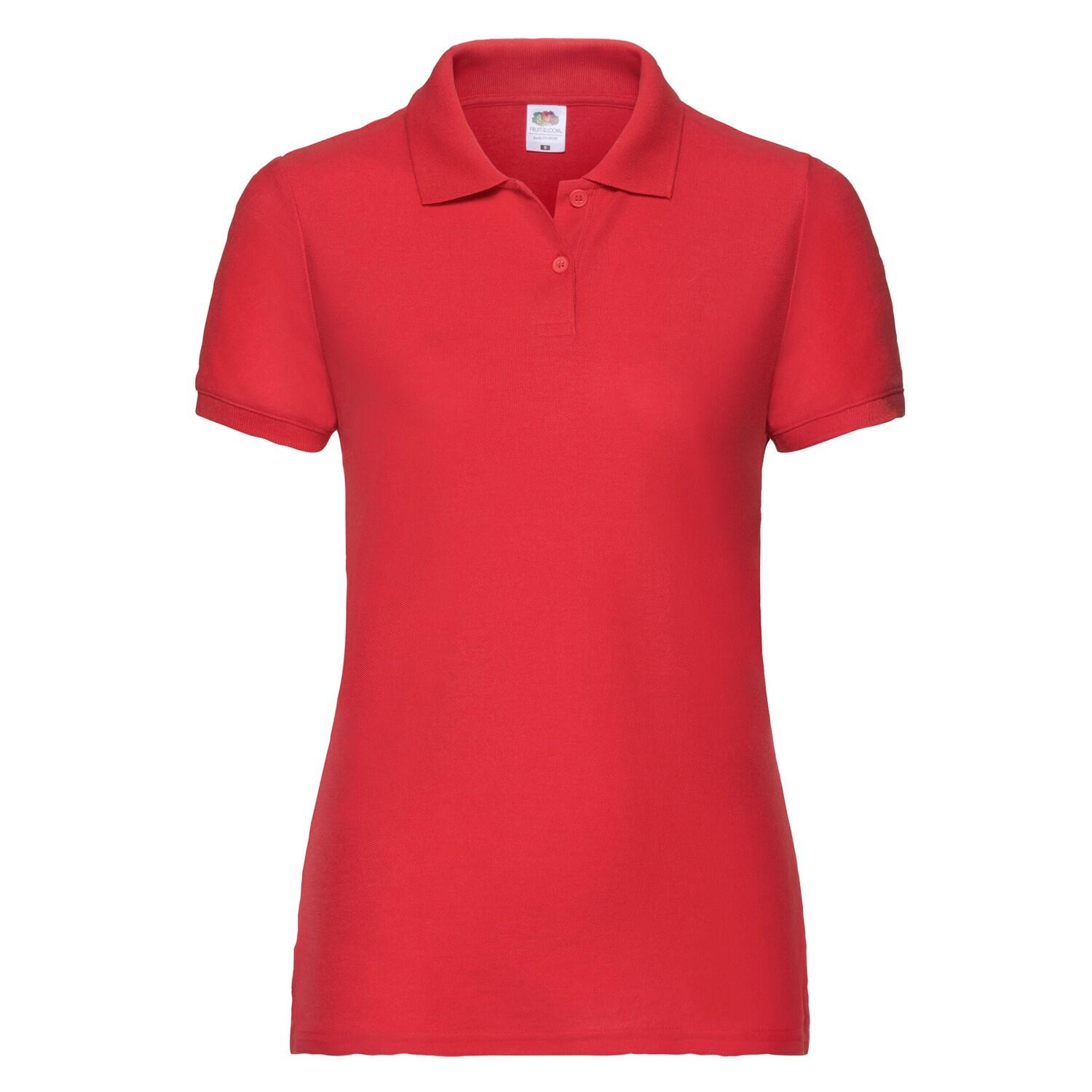 Fruit Of The Loom - Polo Femme (rouge) - T-shirt Manches Courtes - Rouge - 52 2xl - Decathlon