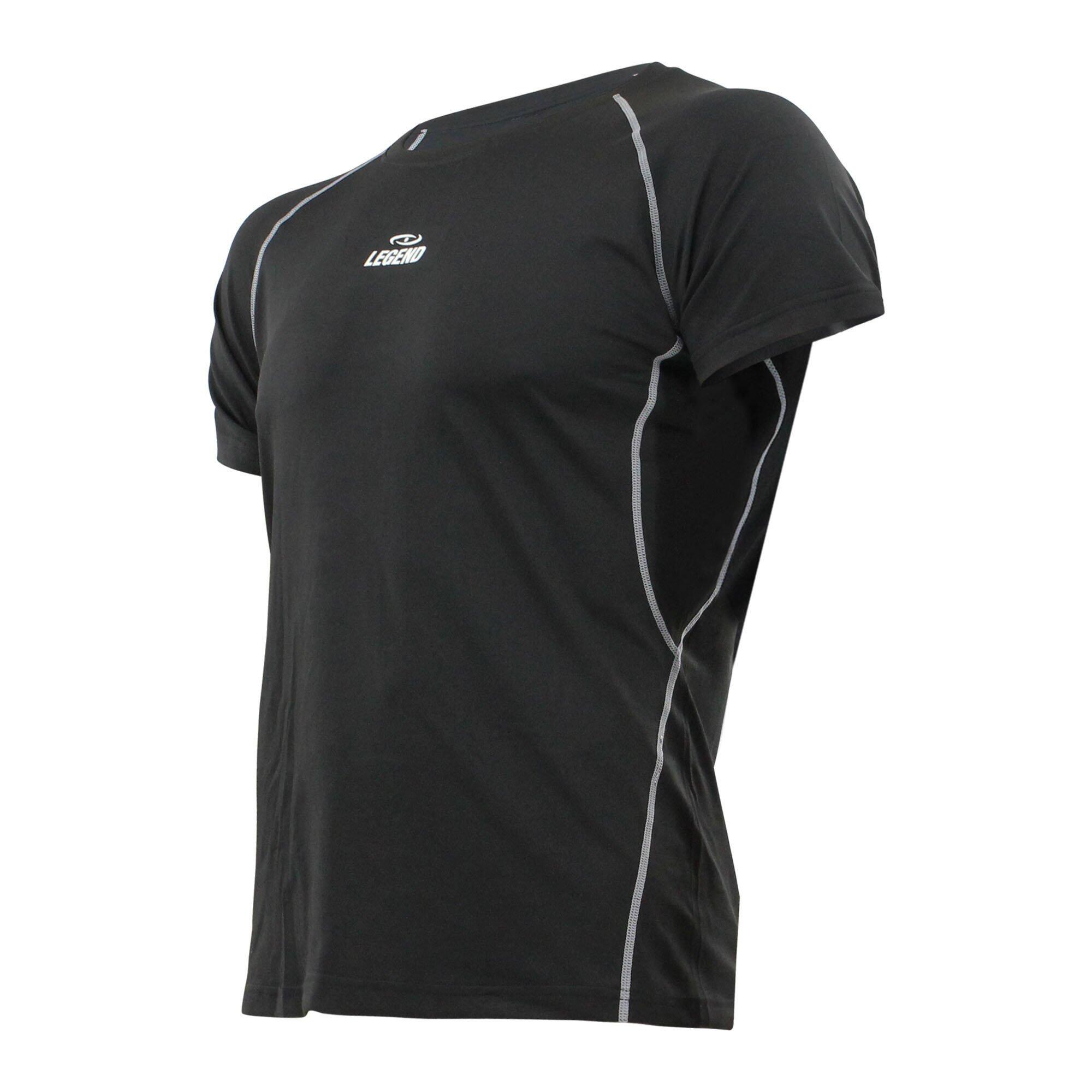Sport Shirt Endurance heren zwart 4/5