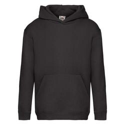Sweat À Capuche PREMIUM Enfant (Noir)