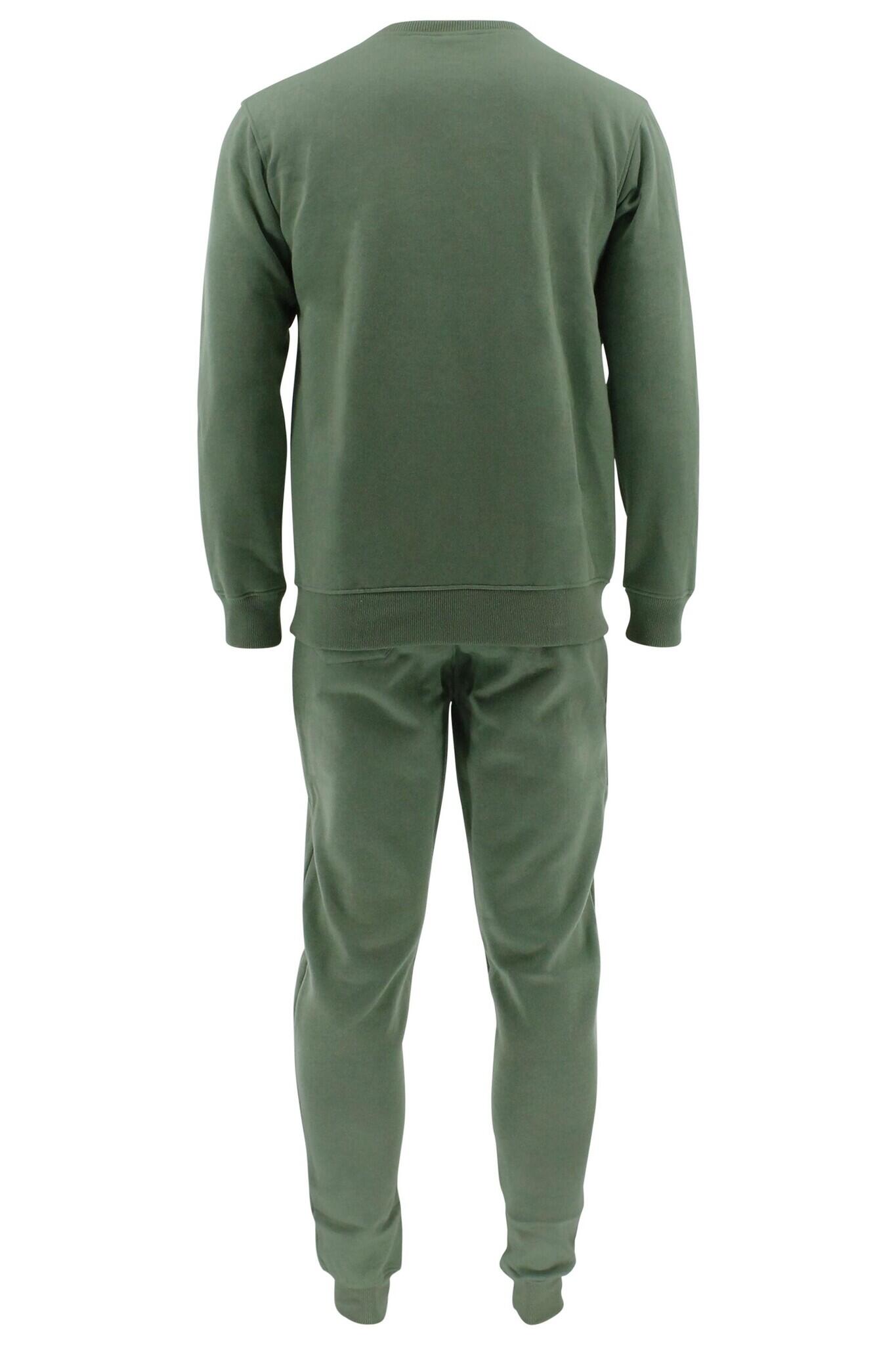 Joggingpak sweater Heren/Dames signature Milano Olive Fitness en Hardlopen 2/5