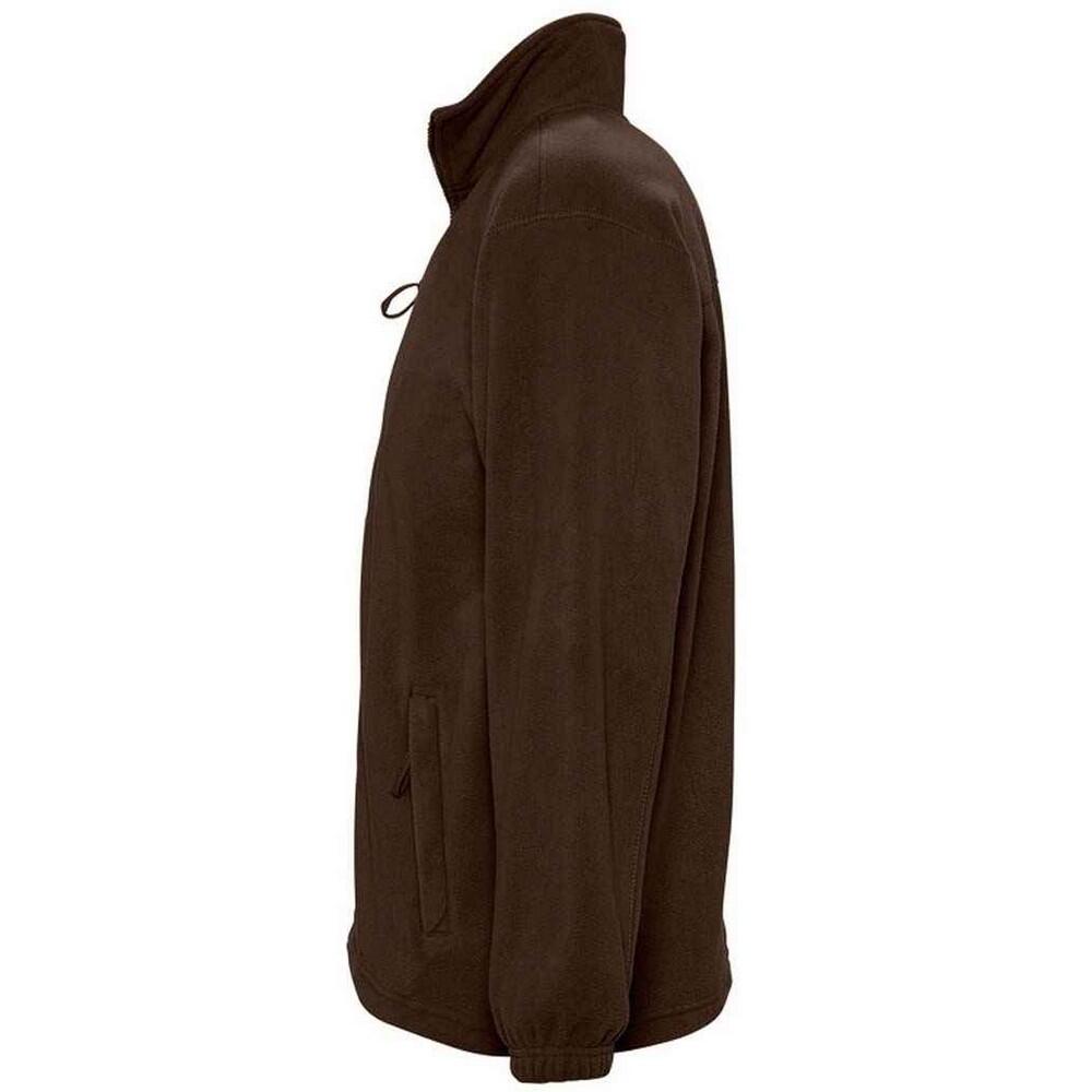 Veste Polaire NORTH Adulte (Chocolat Foncé) 3/4