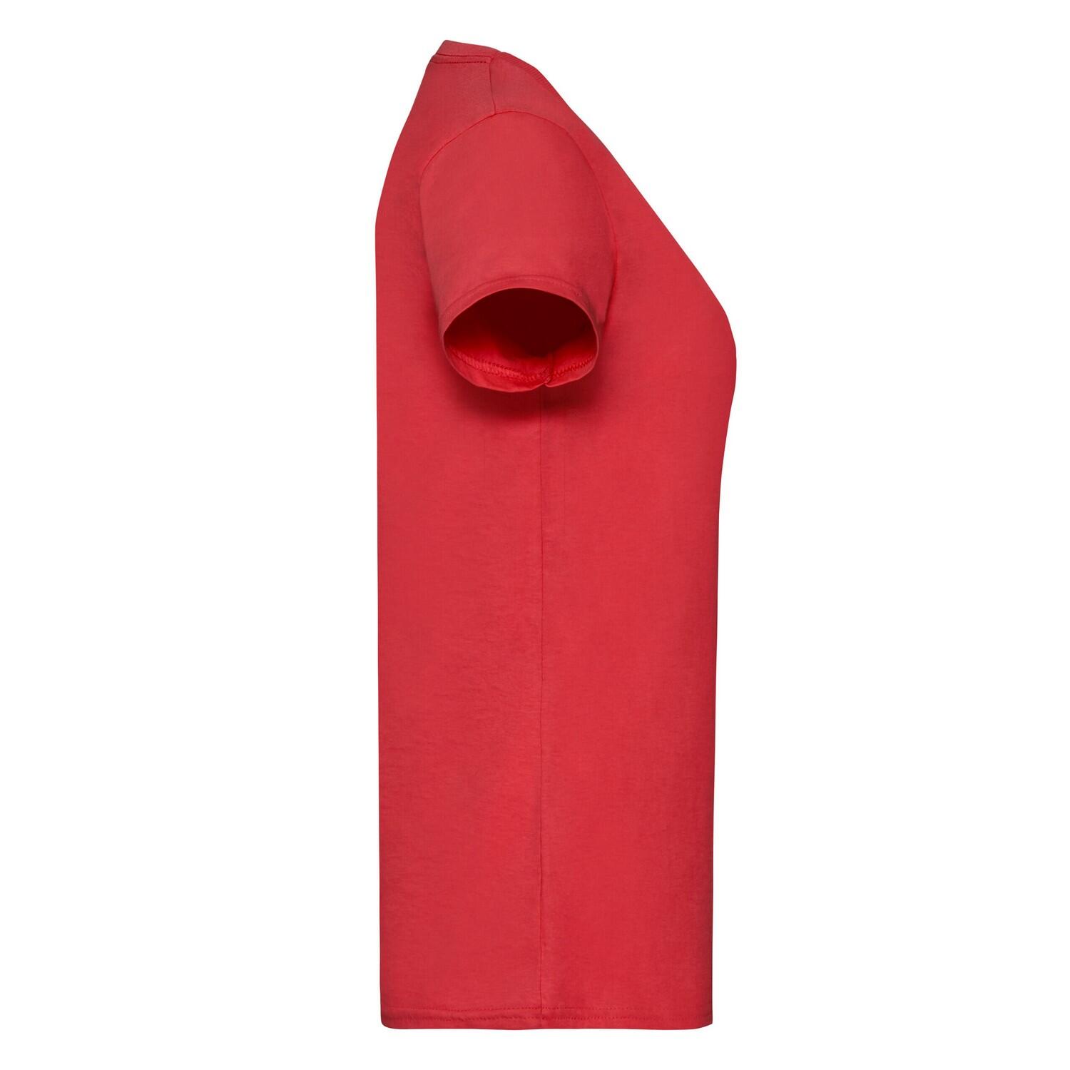 Tshirt VALUEWEIGHT Femme (Rouge) 3/3